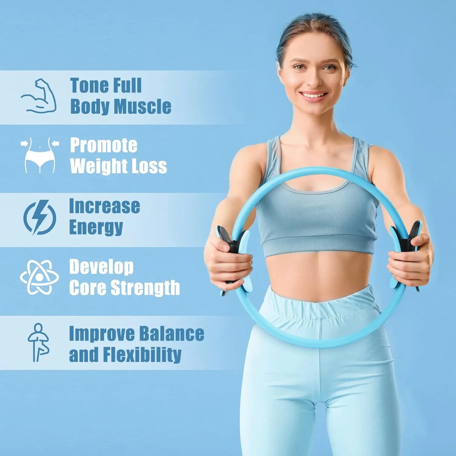 Blissora™ Pilates Ring – Postpartum Strength Ring